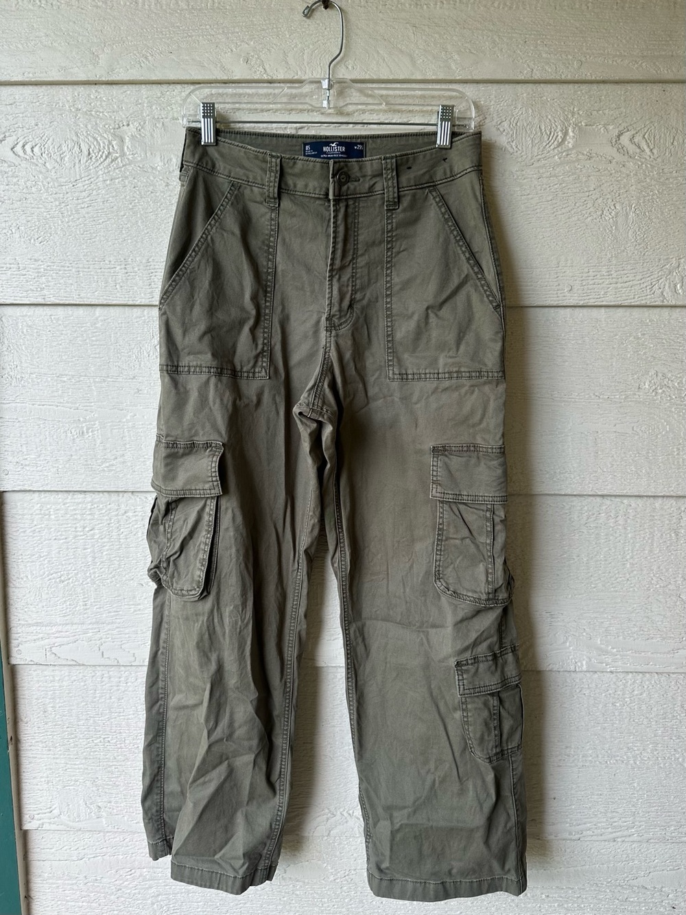 Olive green cargo pants
